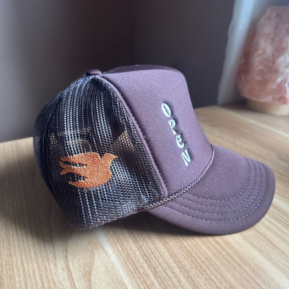 LONELY GHOST Brown Trucker Hat - Picture 2 of 4